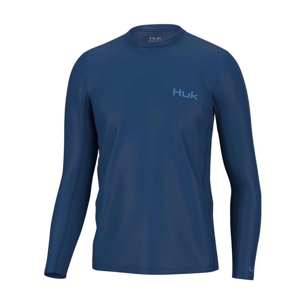 Huk Fishing Icon Performance Men's Quick Dry Long Sleeve Shirt L